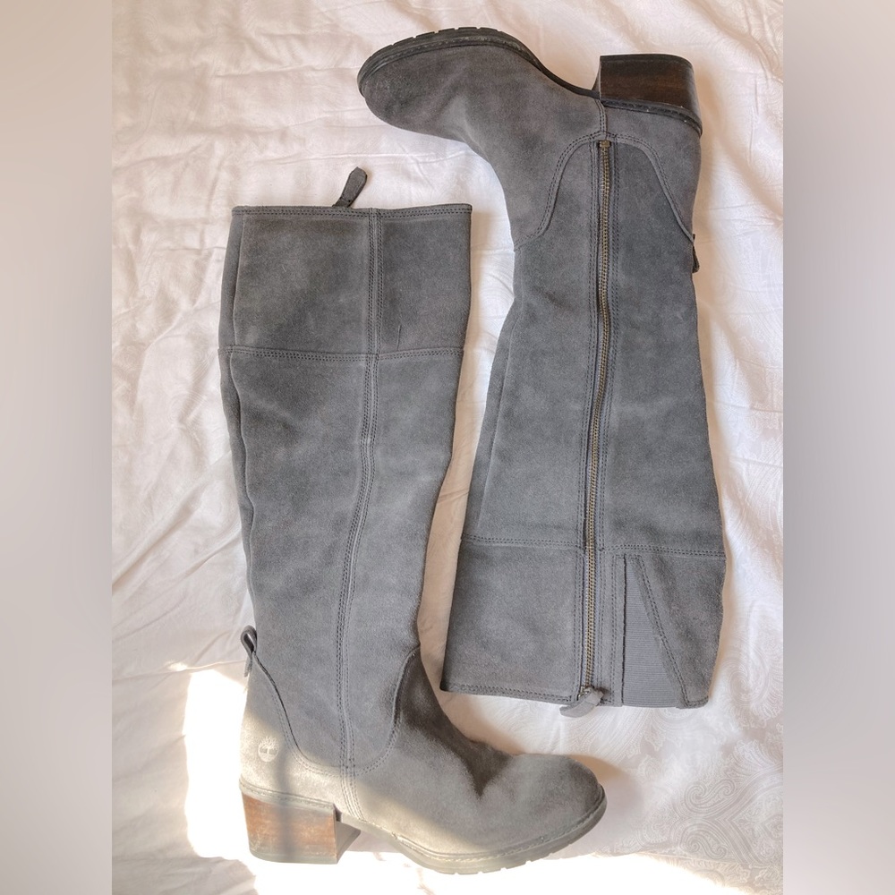 Grey Timberland Knee High Boot